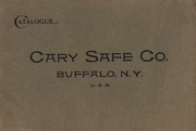 1899 Cary Safe Catalog Buffalo NY