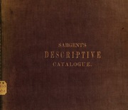 James Sargent's descriptive catalogue of patent magnetic bank and safe locks